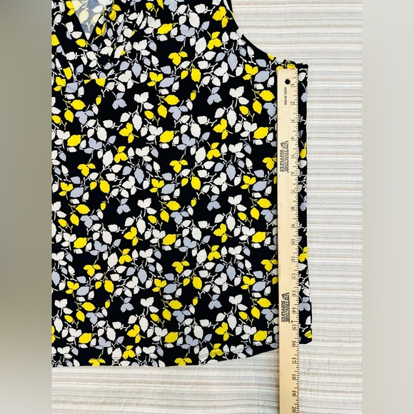 Anne Klein Women's Printed Ity Triple Pleat Top, Size 3XL - Picture 10 of 10